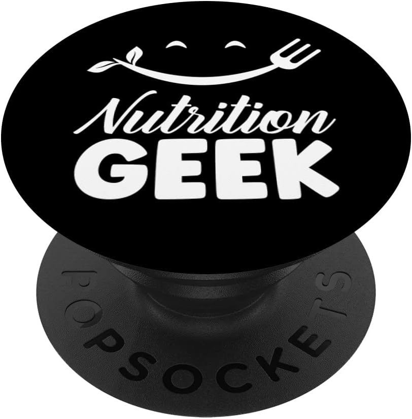 Nutrition Geek Job Dietitian Nutritionist Sayings PopSockets Swappable PopGrip
