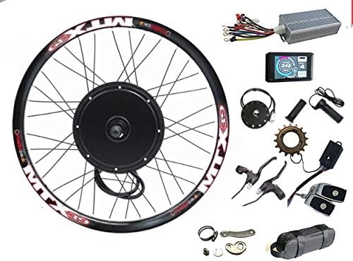 NBpower 135mm dropouts e-Bike kit 48V-72V 3000w e Bike Conversion Kit 100km/h Speed 3000W ebike Conversion kit(26inch Rear)