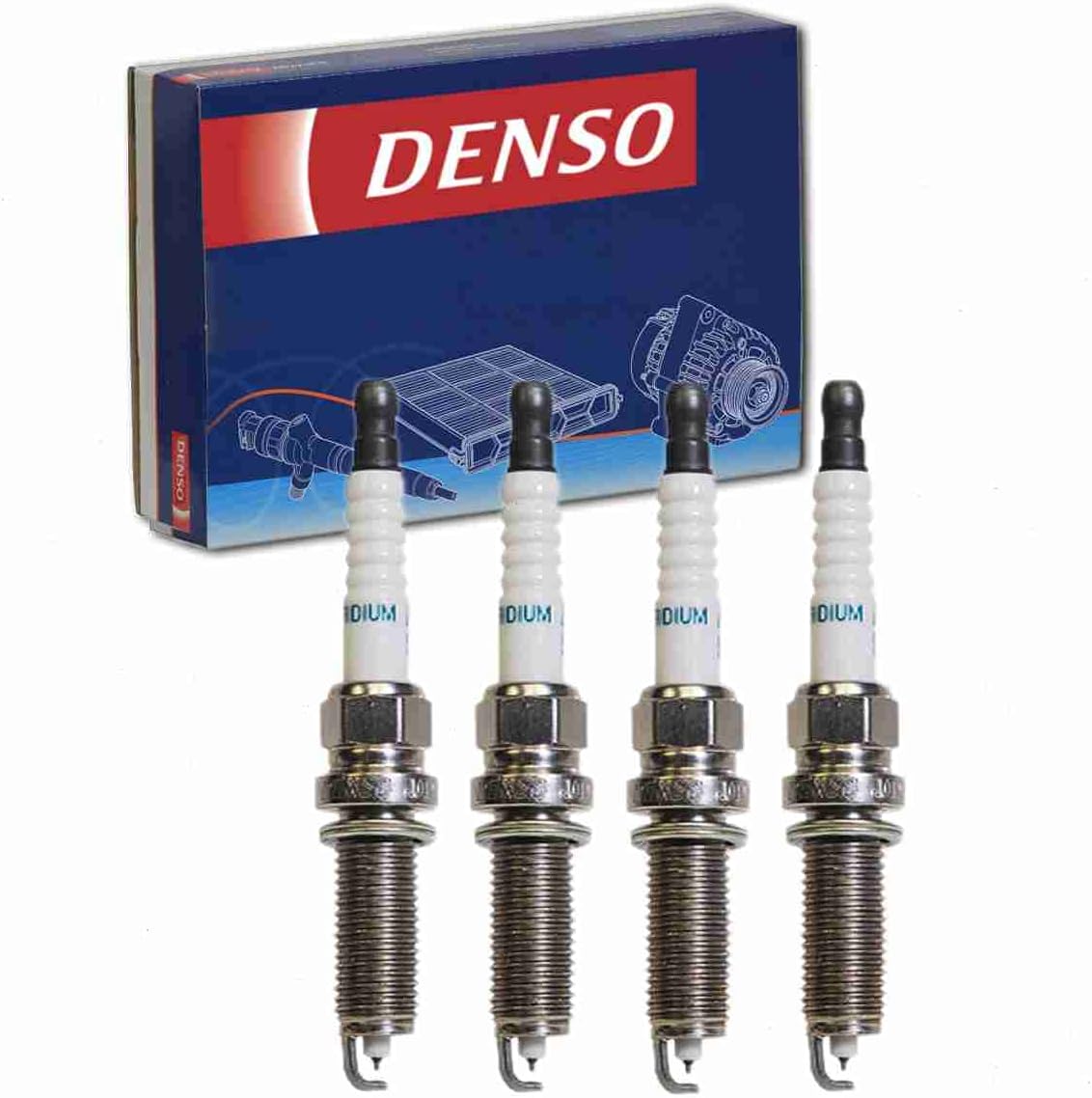 4 pc DENSO Iridium Long Life Spark Plugs for Toyota Corolla 1.8L L4 2009-15