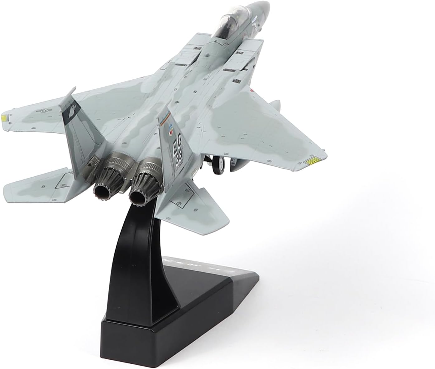 NUOTIE Classic F-15C American Eagle Fighter Pre-build Model Kits 1:100 Aircraft Alloy Diecast Airplane Military Display Model Aircraft for Collection or Gift