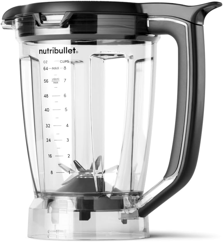 nutribullet Triple Prep System 64oz Blending Pitcher Set with Lid & Tamper