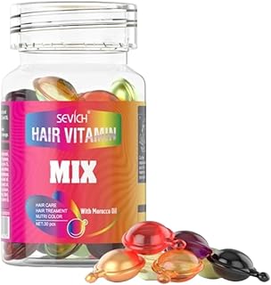 Hair Vitamin Mix Capsules with Morocco Oil and Jojoba Oil., 1 Count (Pack of 1)