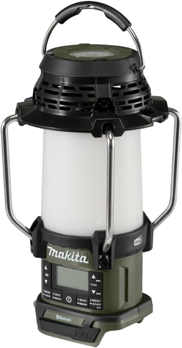 Makita DMR056O 14.4 / 18V LXT Cordless Olive Grren DAB/DAB+ Bluetooth Radio Lantern - Batteries and Charger Not Included
