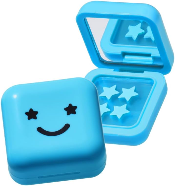 Starface Hydro-Star + Salicylic Acid Patches and Big Blue Compact, Helps Visibly Shrink and Soothe Spots, Cute Star Shape, Vegan, 32 count