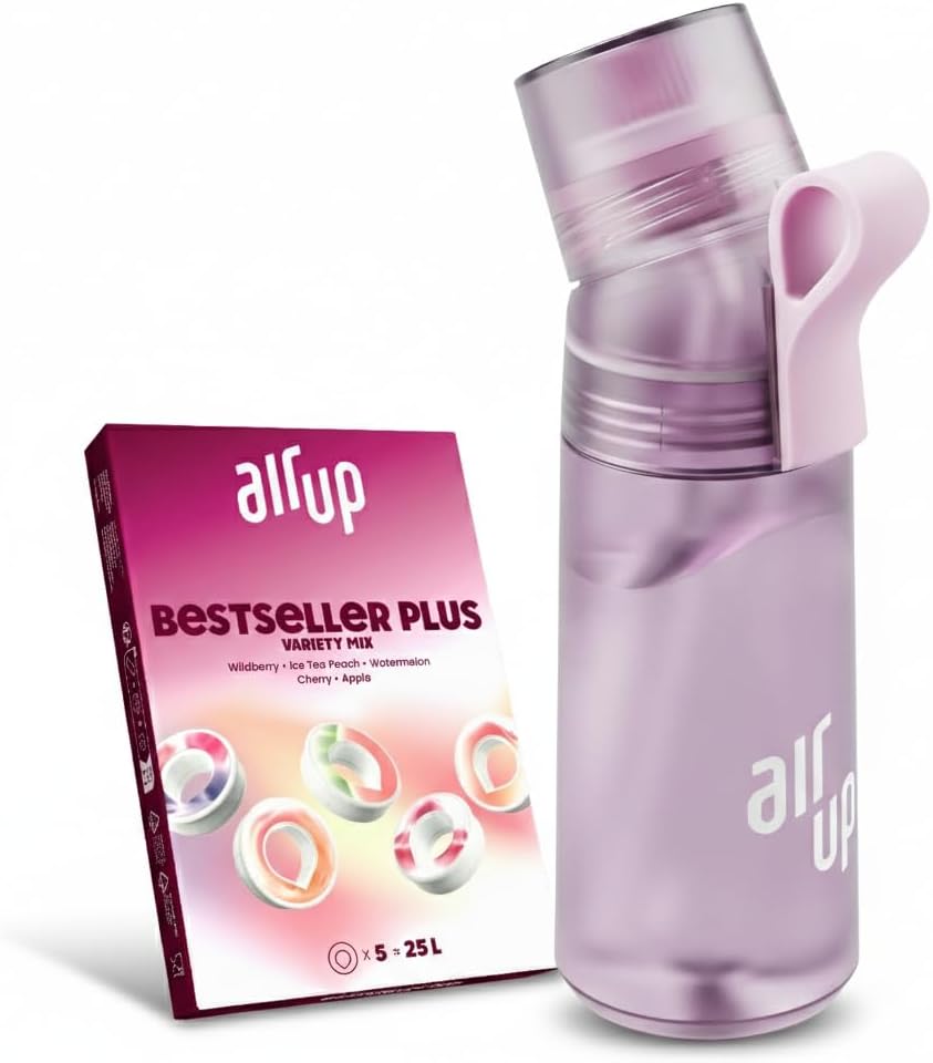 AIR UP water bottle Twist Pro Lavender 600ml Starter Set, 5 Scent Pods in Manama, Bahrain