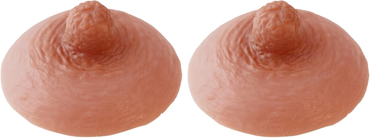 CHICTRY Silicone Nipple Cover Self-priming Fake Nipple Breast Nipples Fake Areola for Crossdresser Mastectomy Cosplay Costume