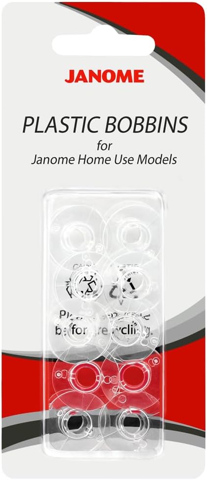 Janome Plastic Bobbins for All Home Use Models