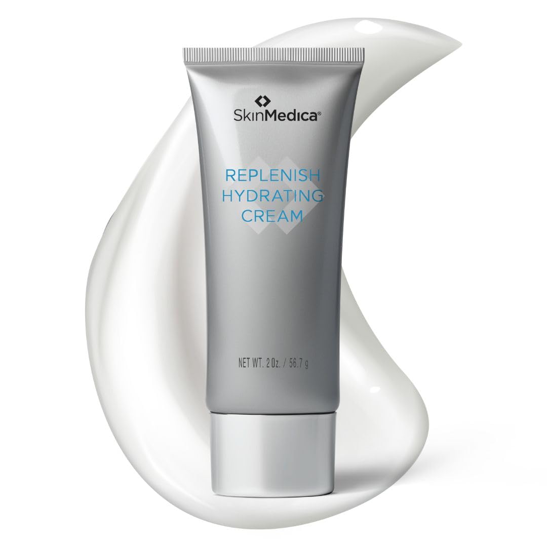 SkinMedica Replenish Hydrating Cream - Vitamin C Cream for Face, Your Essential Hydrating Cream for a Glowing Skin that Refreshes, Smoothes and Nourishes Sensitive Skin, 2 Oz