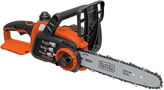 BLACK+DECKER 20V MAX* Cordless Chainsaw, 10-Inch, Tool Only (LCS1020B)