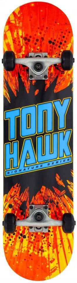 Tony Hawk Shatter Logo Longboard, Adults Unisex, Multi (Multicolor), 19.7 cm