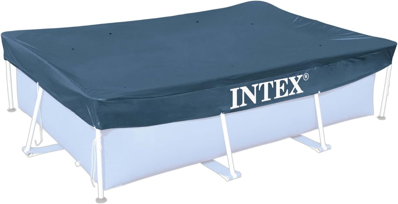 INTEX | Debris/Weather Cover for 3m x 2m Frame Pools - 28038, Rectangular, Blue