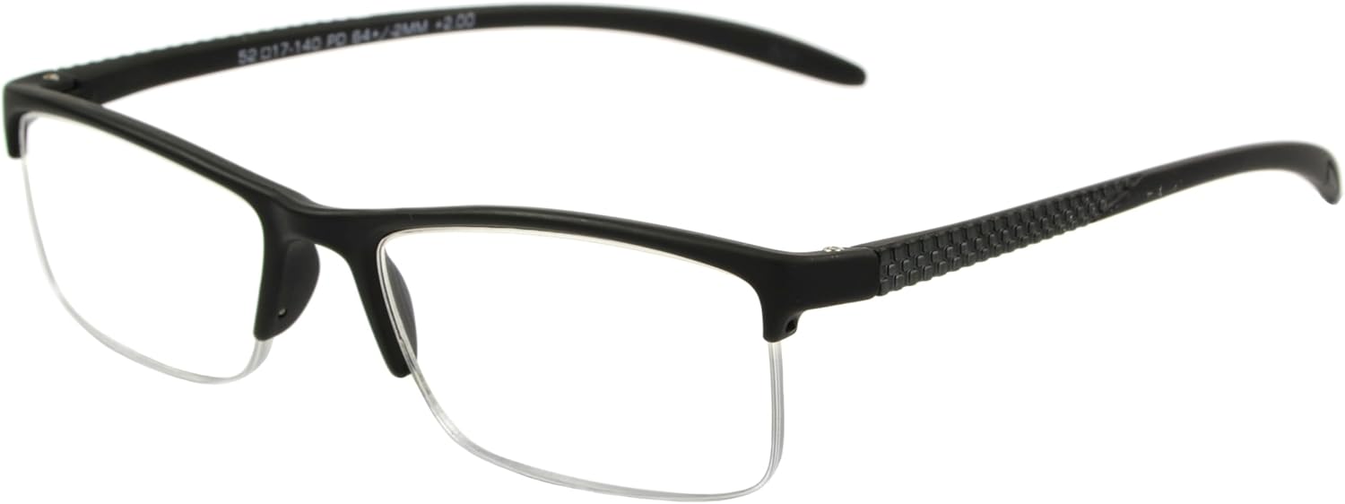 Foster Grant Men's Paolo Square Reading Glasses