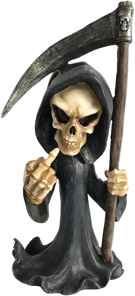Nemesis Now Fear Cursing Grim Reaper Figurine, Black,21.5cm