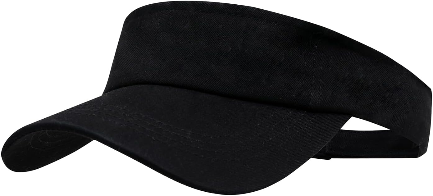 ANDICEQY Sport Sun Visor Hats Adjustable Empty Top Baseball Cap Cotton Ball Caps for Women and Men