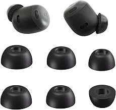 Memory Foam Ear Tips for Google Pixel Buds Pro with Storage Box, Replacement Tips for Google Earbuds Pixel Buds Pro fit Charging Case 3 Pairs LMS