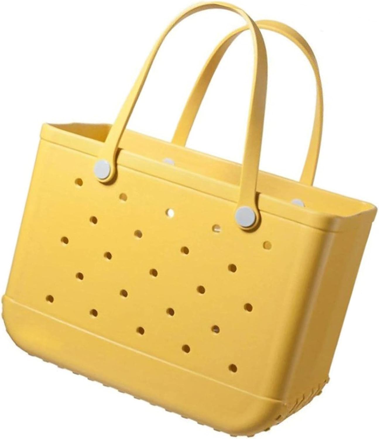 Rubber Beach Bag,large Beach Bag,Beach Tote Bag,Large Rubber EVA Beach Bag With Holes,Stylish Women For Beach Pool Gym Sports Shopping,plas tic Tote Bag With Handle For Gym Sports Beach