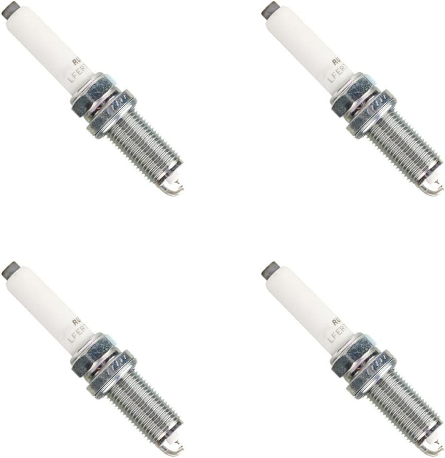 NGK For Volkswagen Passat 2014-2020 Ruthenium HX Spark Plug Box of 4 (LFER7BHX) | 95125