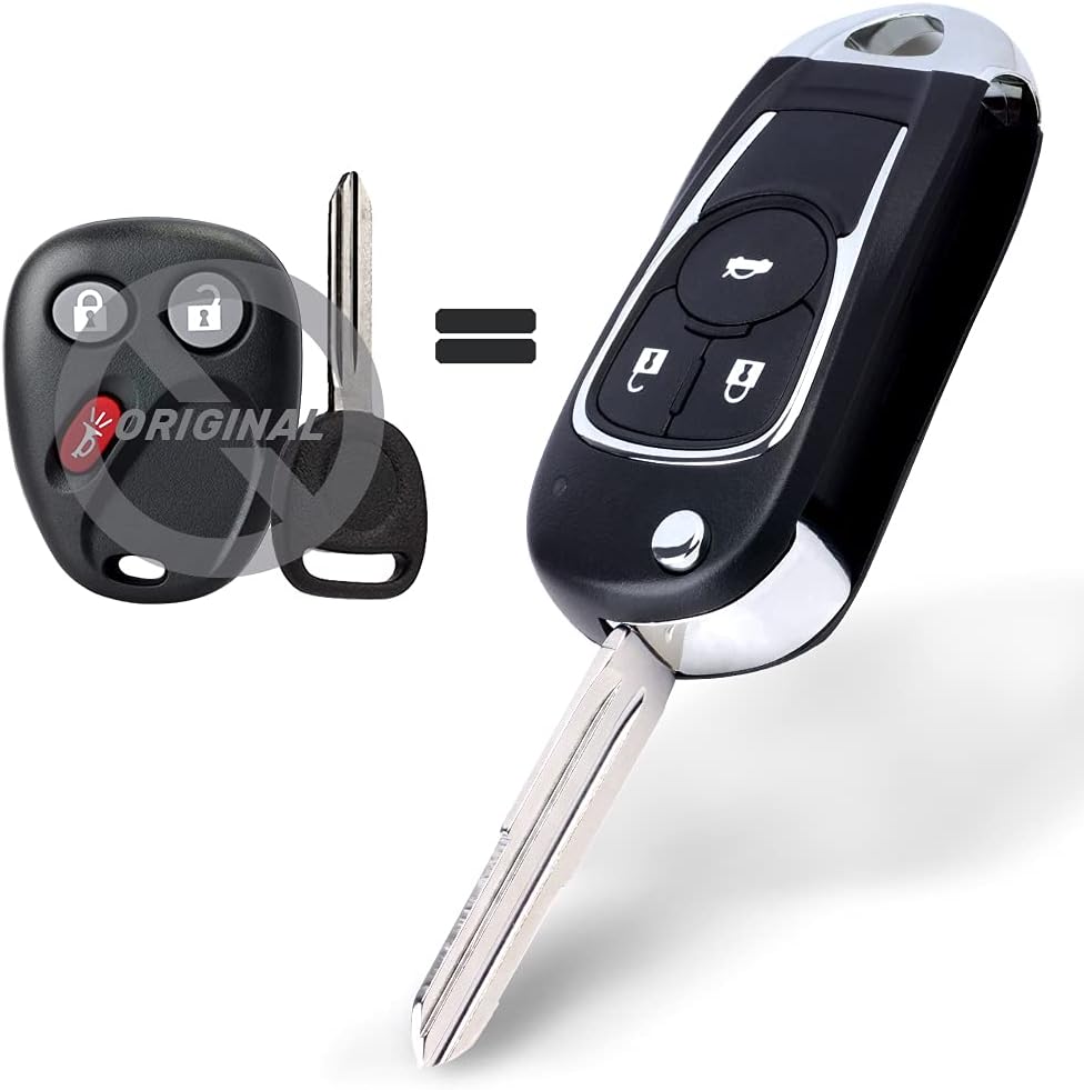Upgraded Key Fob Keyless Entry Remote Control for Buick Rainier/Chevy Trailblazer/GMC Envoy/Isuzu Ascender/Oldsmobile Bravada FCC ID MYT3X6898B,15051014 15008008 15008009