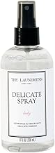 The Laundress Delicate Fabric Spray, Wrinkle Release Spray, Upholstery and Linen Spray, Silk & Lingerie Refresher, Lady Scent, Citrus, Rosewood, Musk, 8 Fl Oz