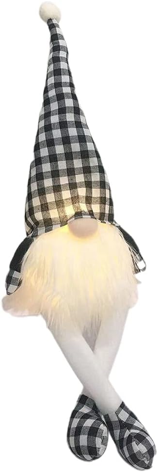 ZWTPGKRD Lattice Gnomes Faceless For Doll Good Luck Farmhouse Decor Garden Outdoor Ornaments Beard Tray Display Decorations For Home Signs