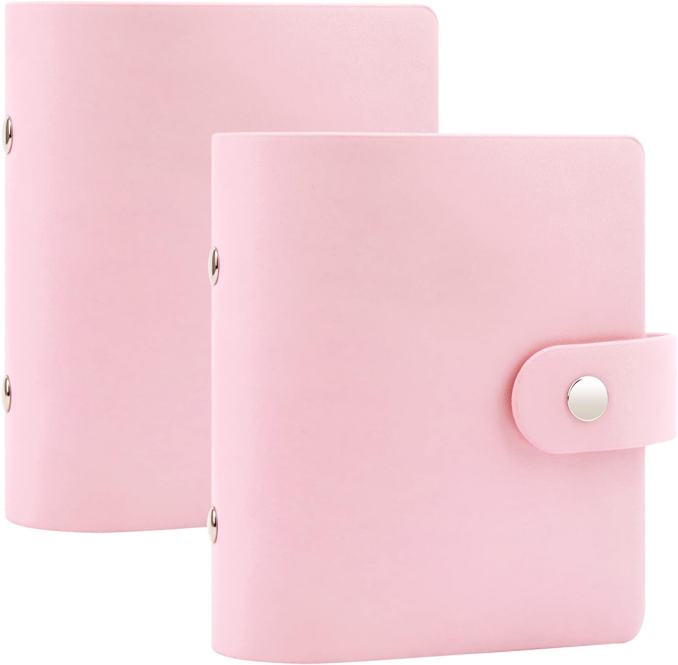 52 Pockets Small Photo Album 2x3 for Fujifilm Instax Mini Series Instant Film, Polaroid Snap, Z2300, SocialMatic Instant Cameras & Zip Printer (Pink, 2Pack)