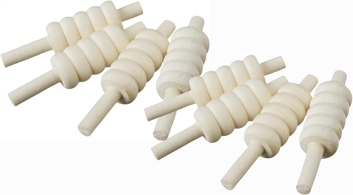 Standard Duty Cricket Wicket Stumps Bails Set, Pack of 8, Standard Size