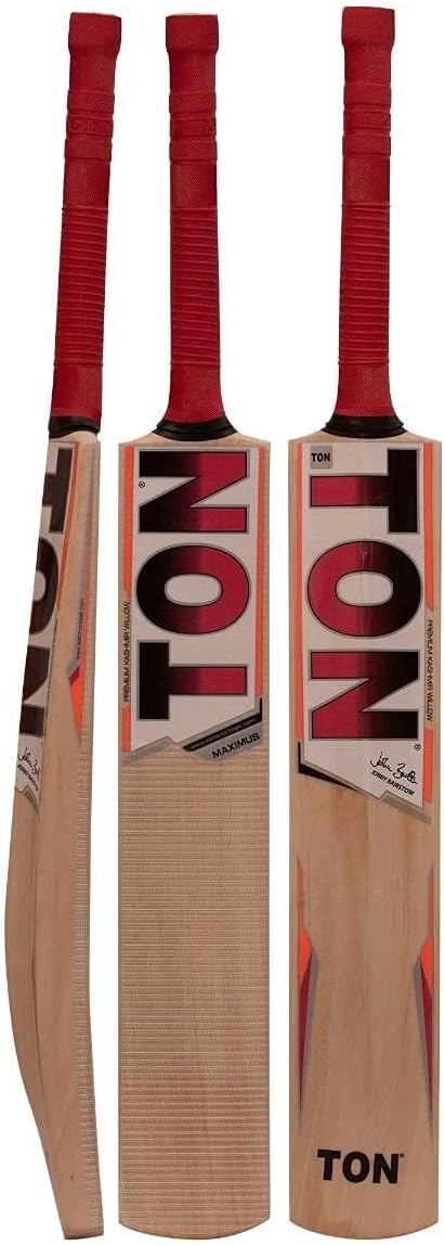 SS Ton Kashmir Willow Cricket Bat- Ton Maximus (Cover Included)