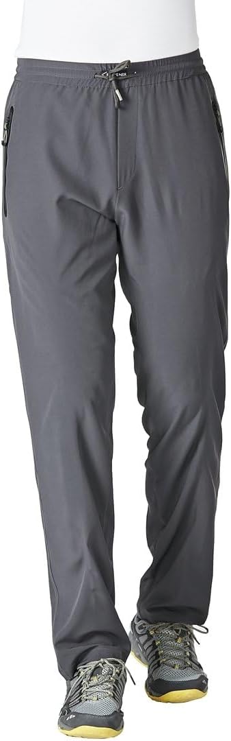 Rdruko Men's Casual Pants Lightweight Quick Dry Hiking Running Workout Outdoor Sports Sweat Pants