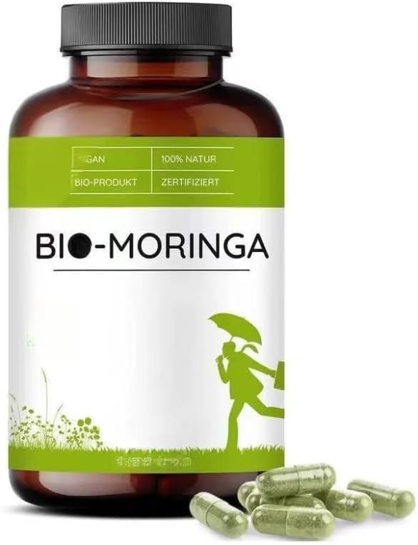 Moringa Organic - Green Super, Skin Health & Immune Support | Non-GMO, Gluten Free，Energy, Metabolism, & Immune Support.