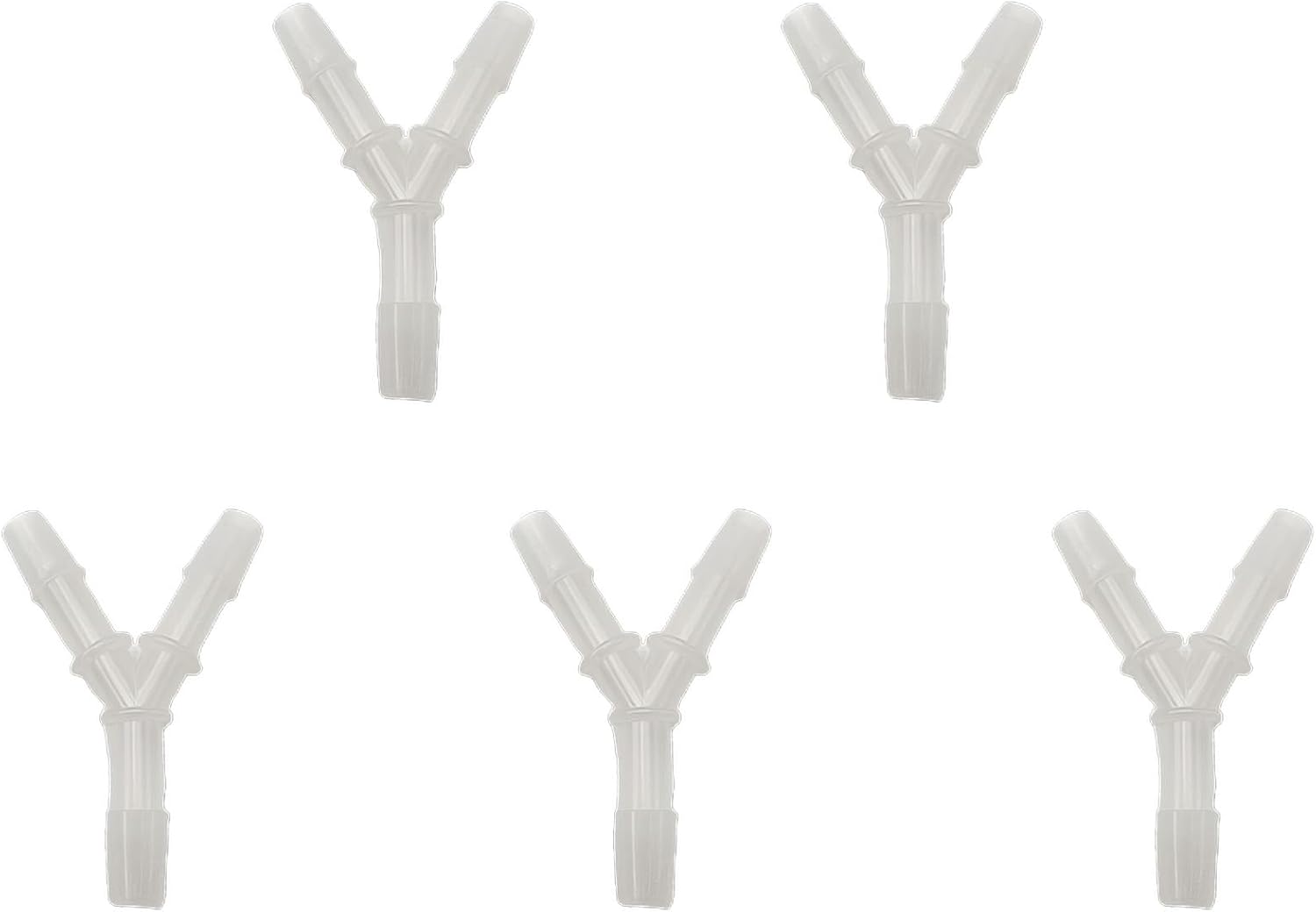 CINOCA-5PCS Per Pack -Oxygen Tubing Connectors Y Splitter - Oxygen tube connectors, Compatible with Most Standard Oxygen Tubing - Ideal for Home Oxygen Therapy