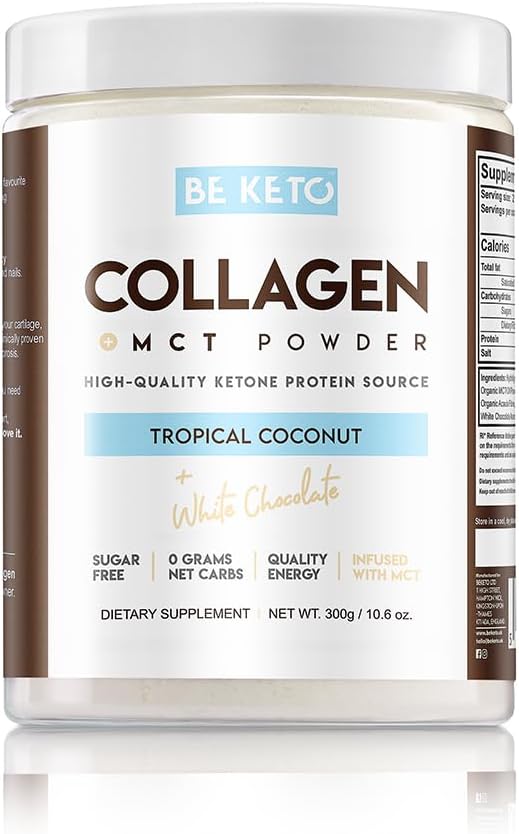 Keto Collagen + MCT Oil - Coconut & White Chocolate