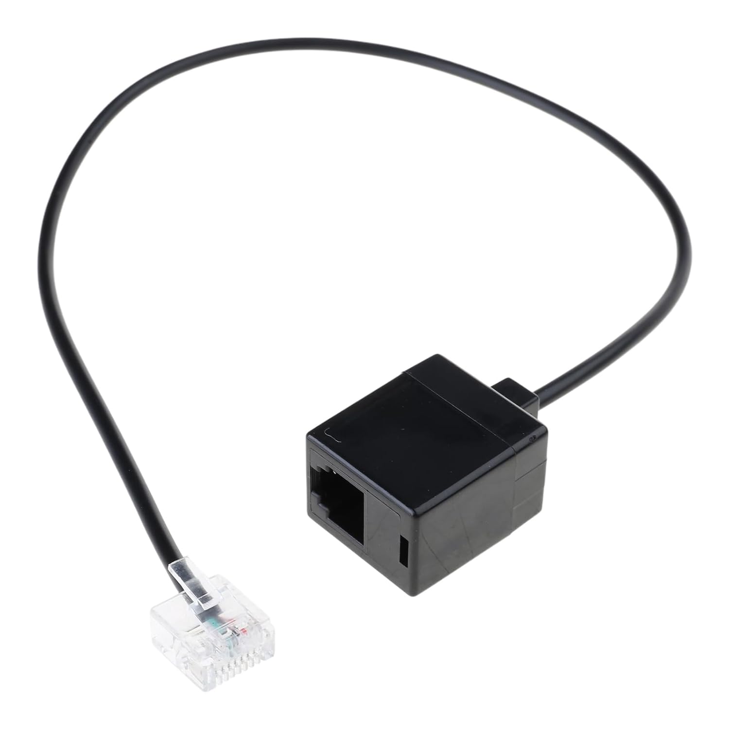 RJ45 to RJ11 Adapter Cable Stable Ethernet Telephone Line Connector Wire Replacement for Ethernet Phone Converter Easy Plug