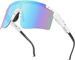 Professional Cycling Glasses for Men Women, Sports Sunglasses UV Protection for Baseball Cycling Running Driving Glof
