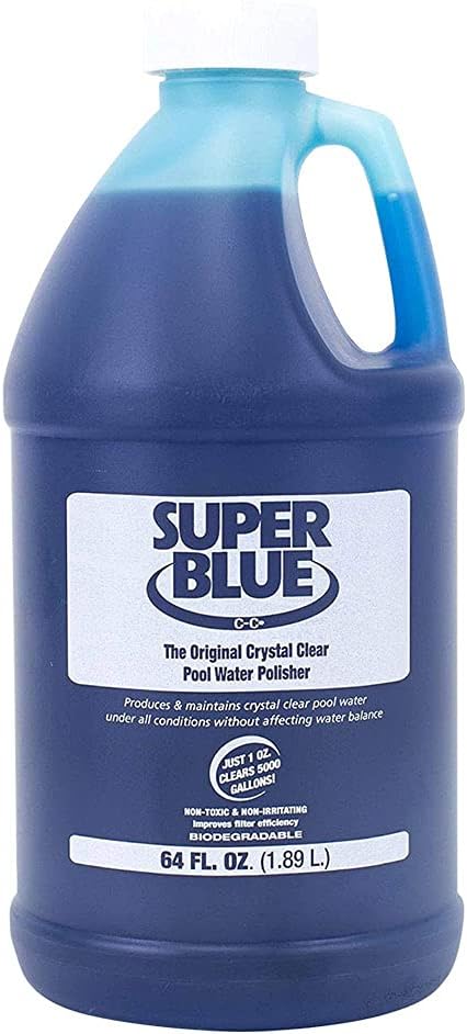GLB 71205-SP-02BX Super Blue Pool Clarifier, 64-Ounces (Packaging May Vary)