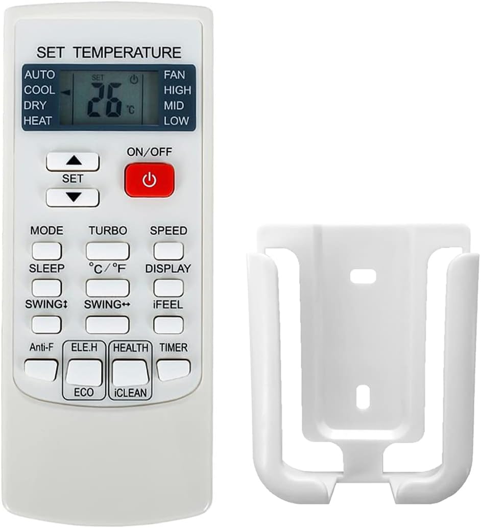 Replacement Remote Control for Della AC Air Conditioner Remote Control 048-MS-12K1V-17S-IN 048-MS-12K2V-17S-IN 048-MS-12K2V-22S-IN 048-MS-18K2V-17S-IN 048-MS-18K2V-22S-IN 048-MS-24K2V-17S-IN