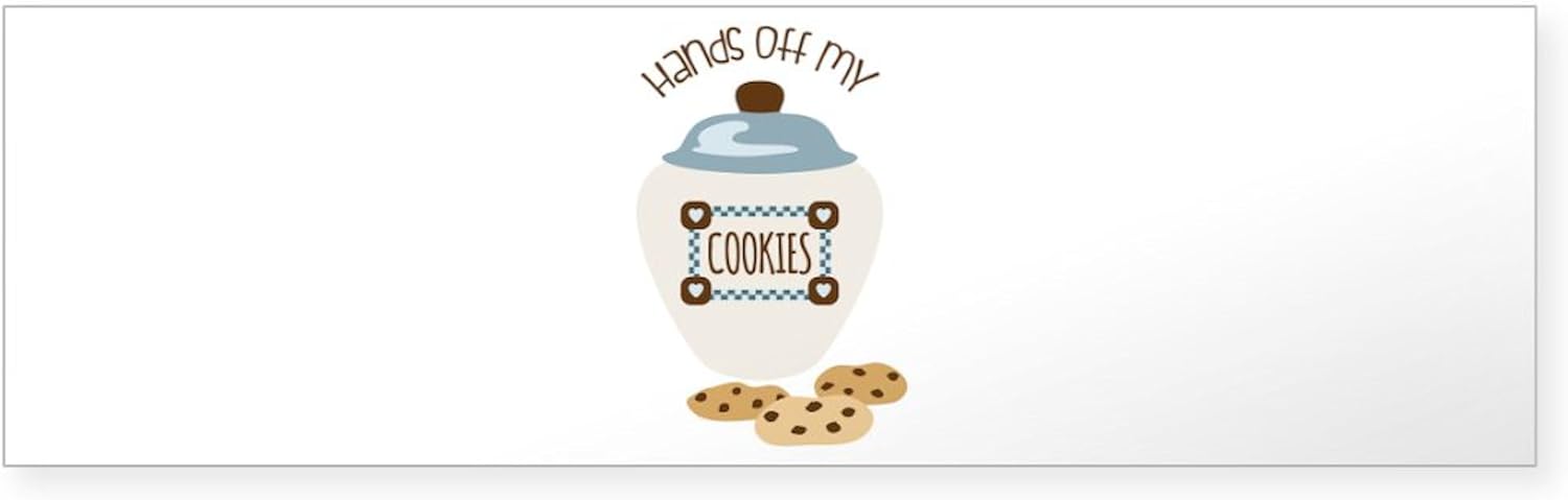 CafePress Hands of My Cookies Bumper Sticker Sticker (Bumper 50 pk)