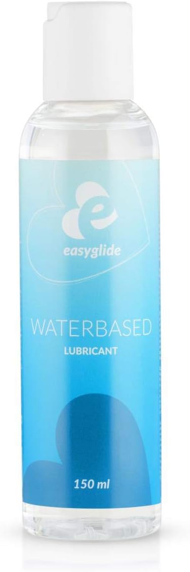 EasyGlide Water Based Lubricant – Compatible with Latex and Silicone – Non Sticky Waterbased Lube – 150ml , Unscented