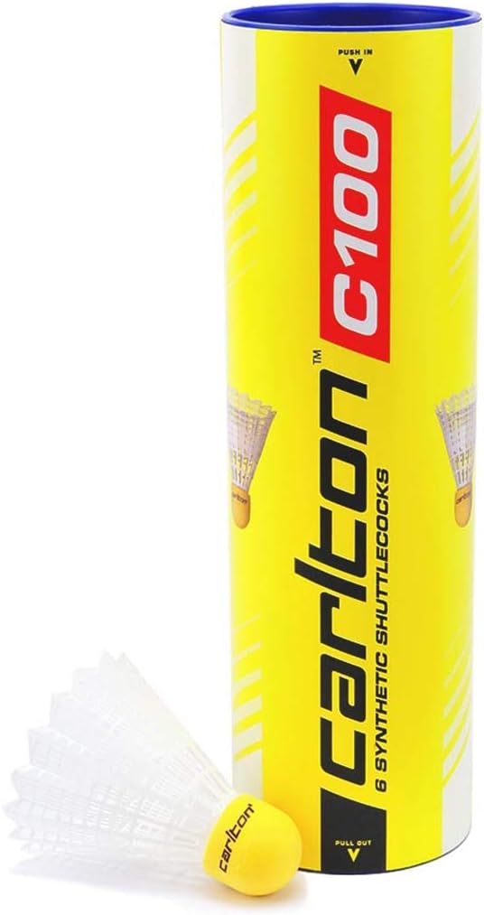 Carlton C-100 White Medium Speed Badminton Shuttle
