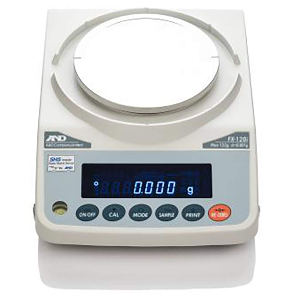 A&D Medical Gram Scale, Industrial & Scientific Digital Scale with 320 gram Max Capacity, 0.001g Accuracy, External Calibration Weight, (FX-300iN)