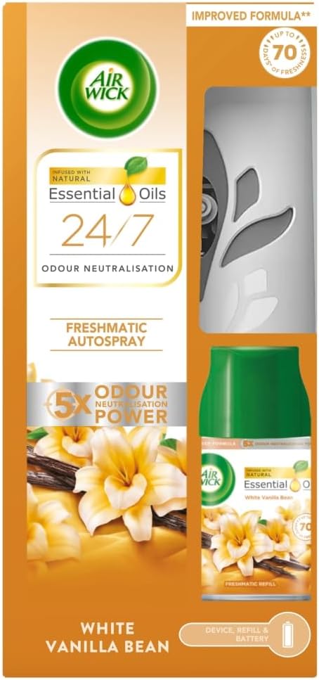 Air Wick Freshmatic Air Freshener Kit - White Vanilla Bean 250ml