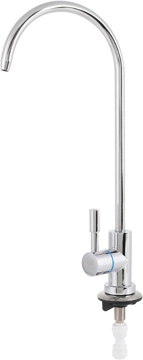 TOPWAY Drinking Water Tap Stainless Steel Kitchen Sink Faucet Single Lever 360° Swivel Fits Water Filter Systems and Reverse Osmosis Systems 716143
