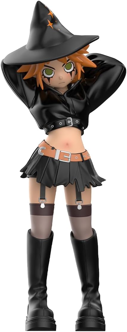 POP MART Peach Riot Witchy Punk Figures 1PC Premium Design Gifts for Women Fan-Favorite Collectible Chic Art Toy Action Figure