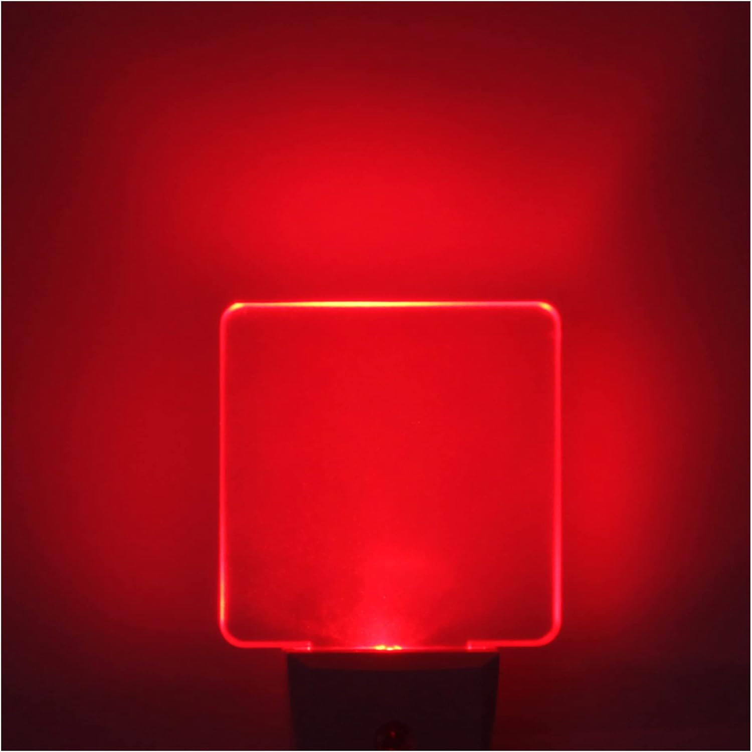 Red Night Lights Plug in 2 Pack, 0.5W Red Light Night Light with Dusk to Dawn Sensor, Auto On/Off LED Night Light Plug into Wall Pefect for Babyroom, Bedroom, Bathroom