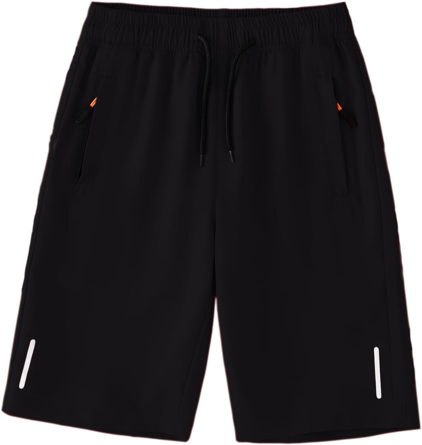 Himcus Boys PE Shorts Kids Football Sports Quick-Dry Gym Activewear Running Shorts with Drawstring,Zip Pockets