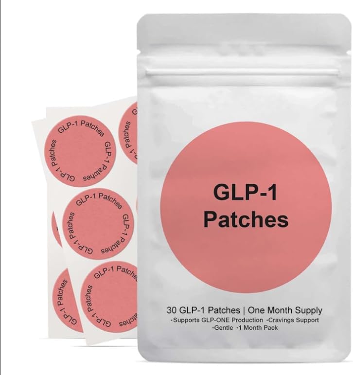 GLP-1 Patch -8-Hour Long-Lasting Formula Support - Suitable for Men and Women's Body Care Patches - can be Applied to Various Parts of The Body -30 Pieces Set