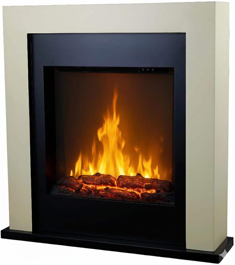 Chemin Arte 102 Electric fireplace complete with frame max power 2000W with flame effect