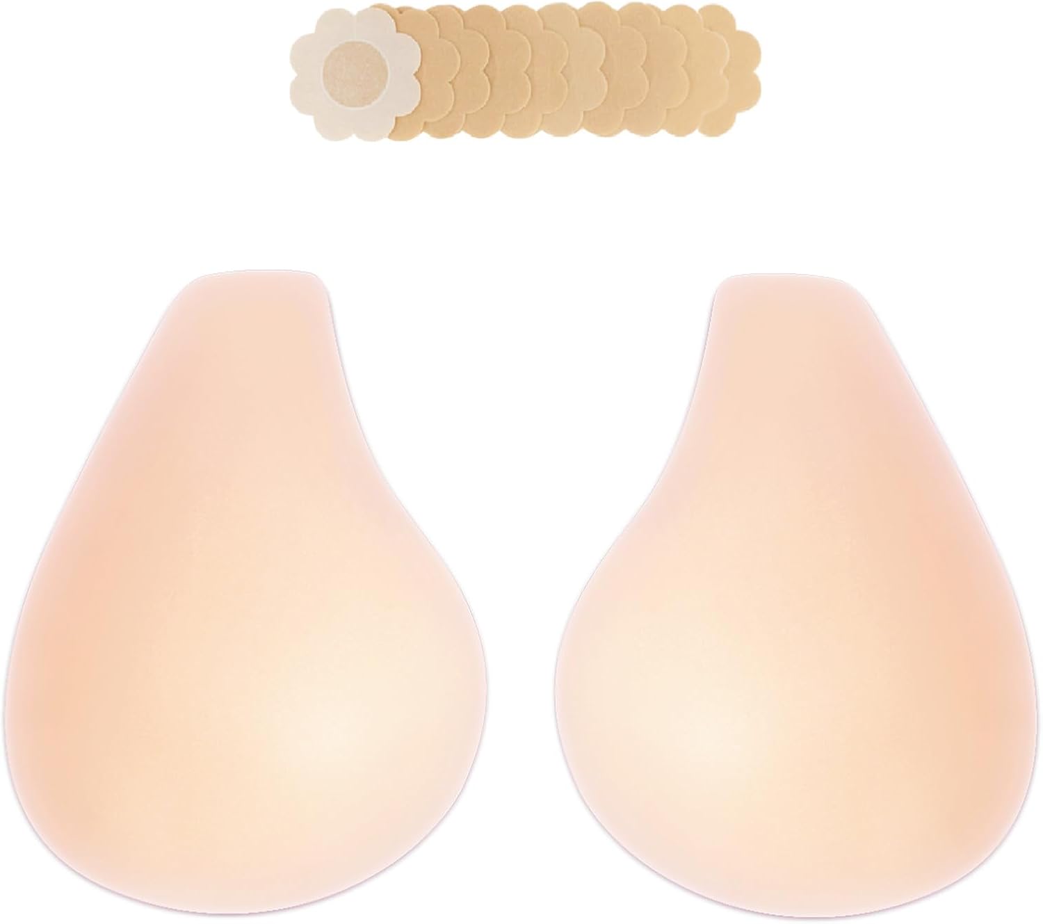 2025 Added Lift Nipple Covers Ultra-Thin Seamless Sticky Adhesive Bras Push up Reusable Pasties for Women