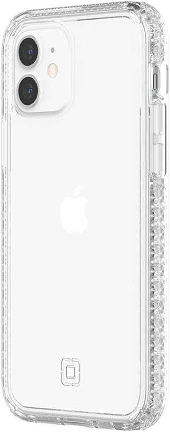 Incipio Grip Case Compatible with iPhone 12/12 Pro (6.1 Inch) (Transparent) [4.25 m Dropproof I Qi Compatible Cover I Extremely Robust Mobile Phone Case I Grip Outer Surface I Shock Absorbing Case]