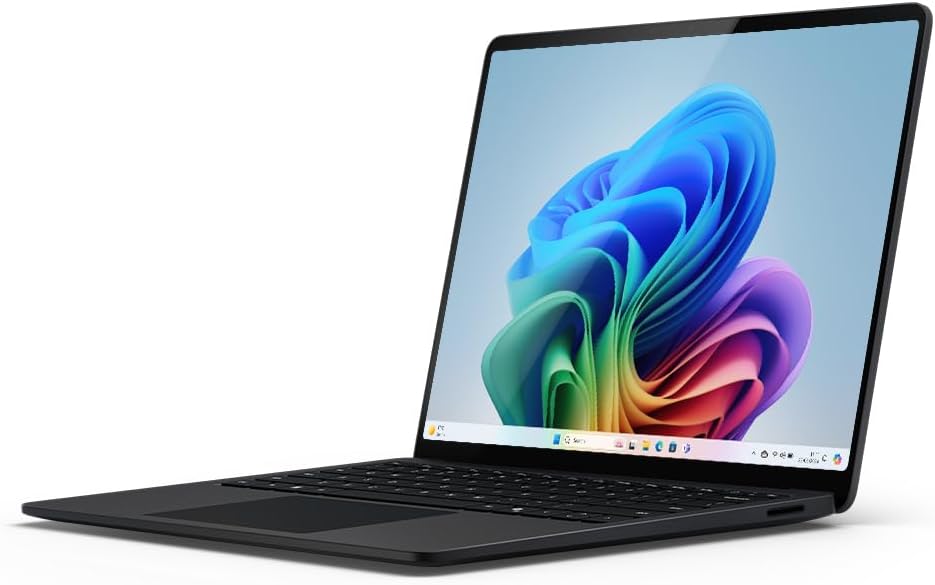 Microsoft Surface Laptop | Copilot+ PC | 13.8” Touchscreen | Snapdragon® X Plus | 16GB Memory | 512GB SSD | Latest Model, 7th Edition | Black