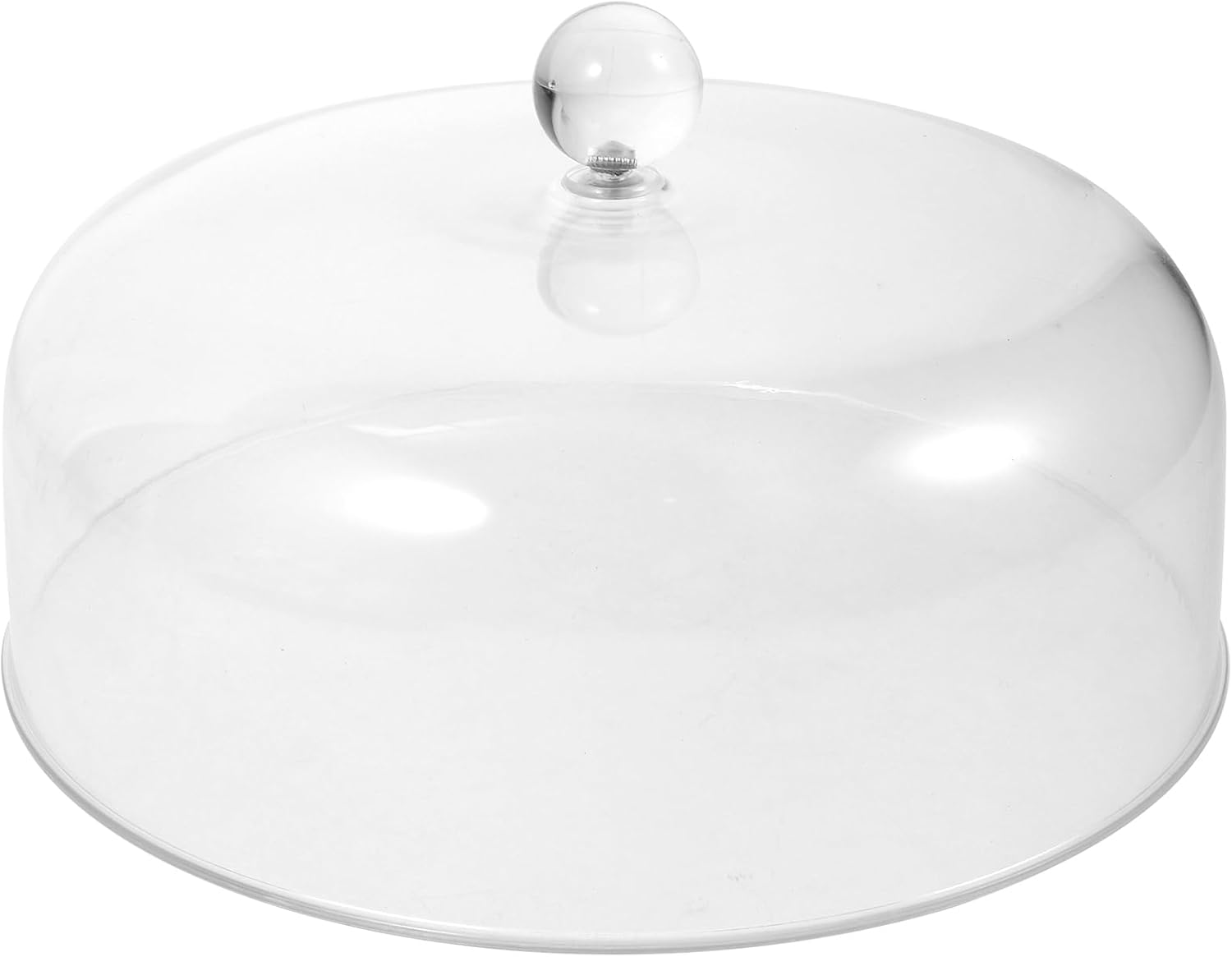 HEMOTON Cake Dome Cover, 9 Inch Acrylic Food Dome Cake for Dessert Cheese, Dust- Proof Cloche Display Stand Cover Food Tent, Serving Dish Covers